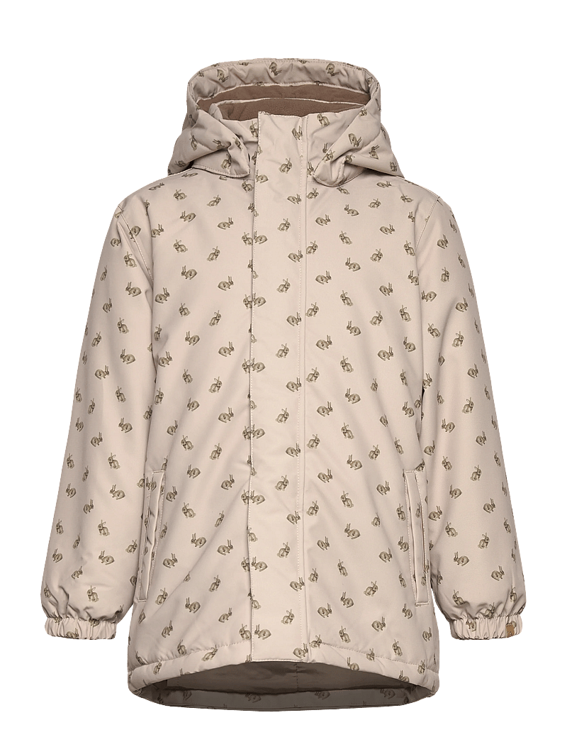 Lil'Atelier - NMFLASNOW10 JKT FO AOP1 LIL - dunjakker - oxford tan - 0