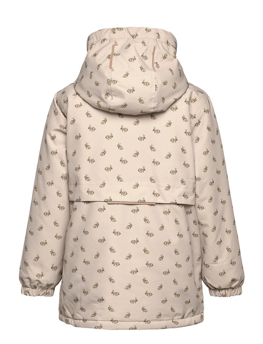 Lil'Atelier - NMFLASNOW10 JKT FO AOP1 LIL - boblejakker & dunjakker - oxford tan - 1