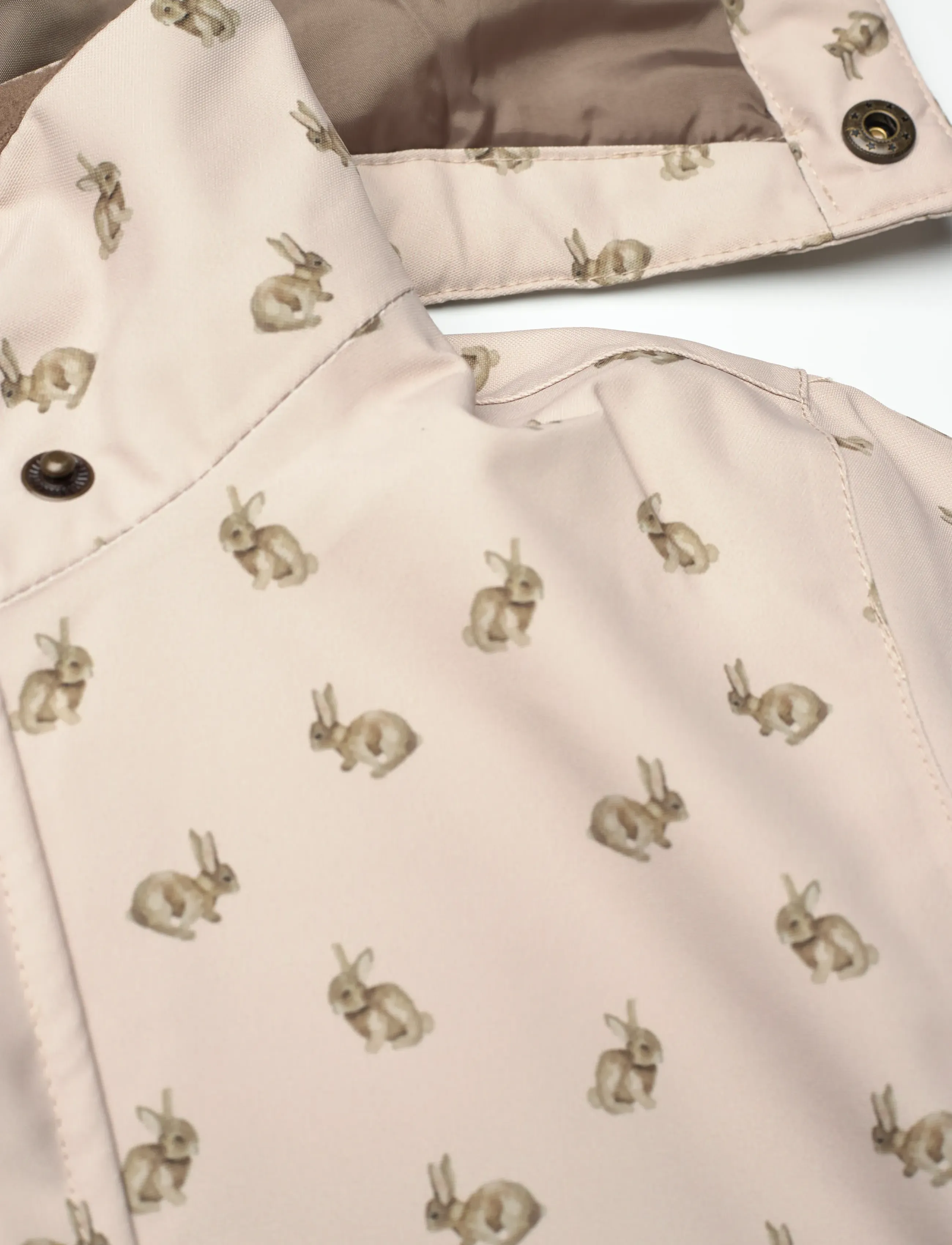 Lil'Atelier - NMFLASNOW10 JKT FO AOP1 LIL - puffer & padded - oxford tan - 3