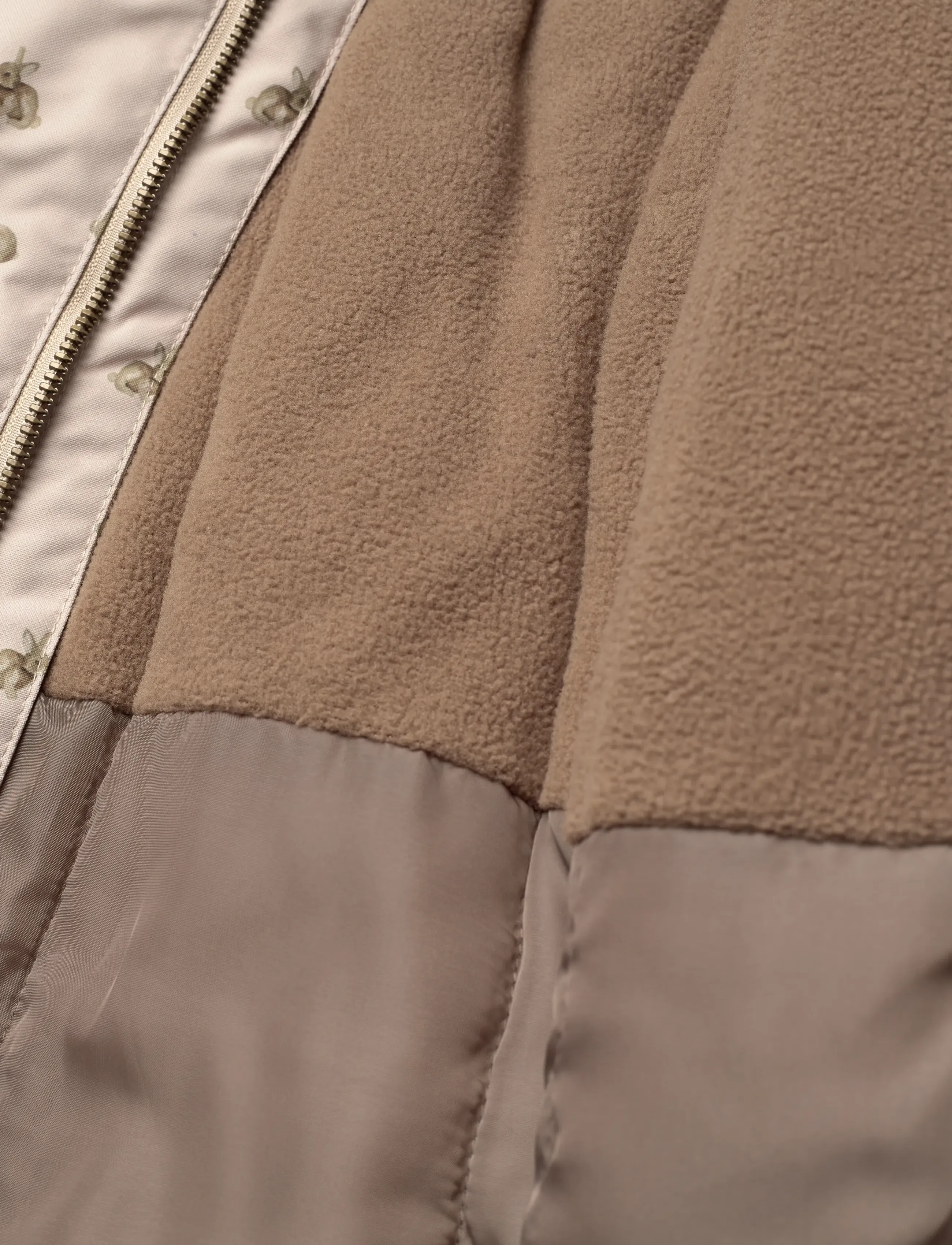 Lil'Atelier - NMFLASNOW10 JKT FO AOP1 LIL - puffer & padded - oxford tan - 5