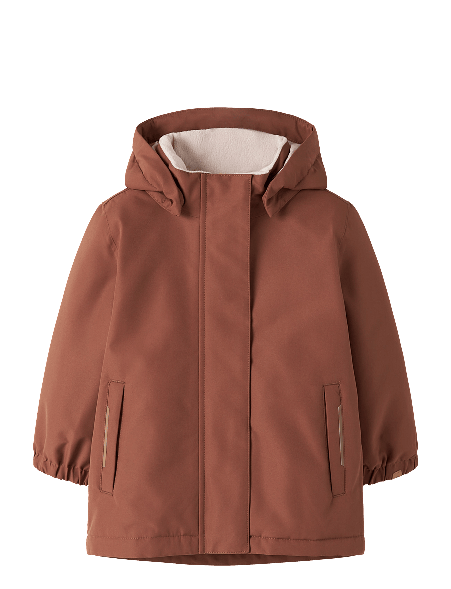 Lil'Atelier - NMFLASNOW10 JKT SOLID FO LIL - dunjakker - maple syrup - 0