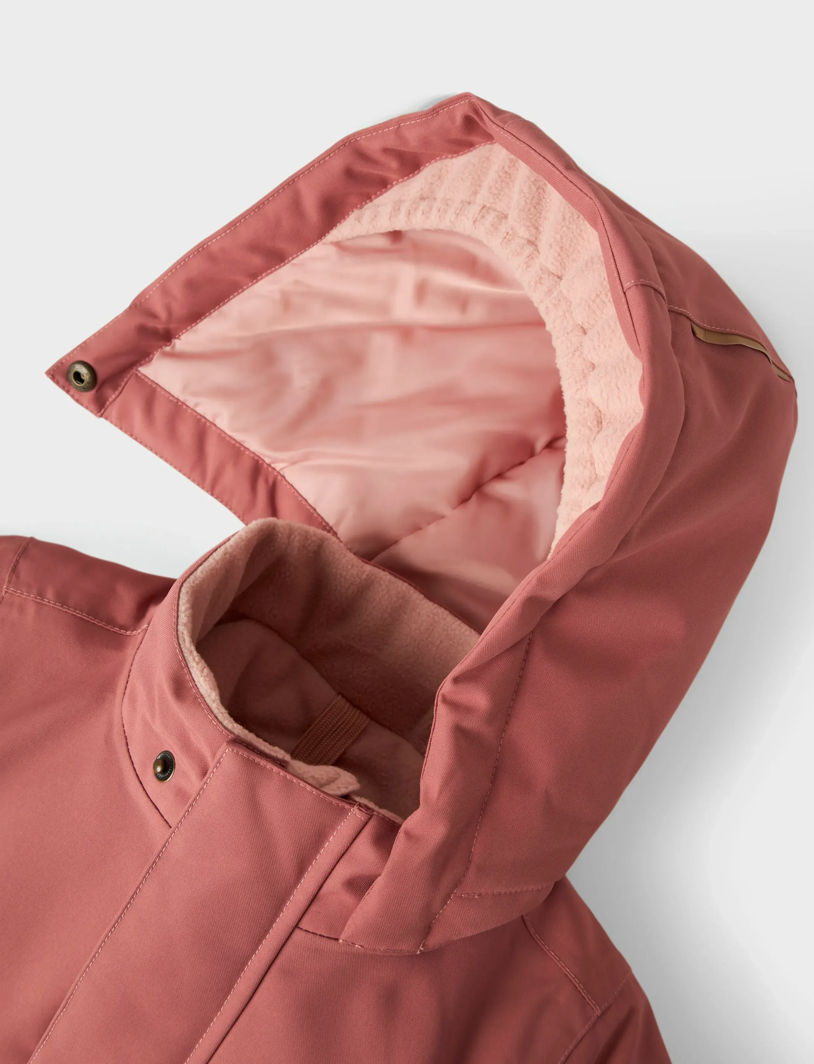 Lil'Atelier - NMFLASNOW10 JKT SOLID FO LIL - dunjakker - withered rose - 5