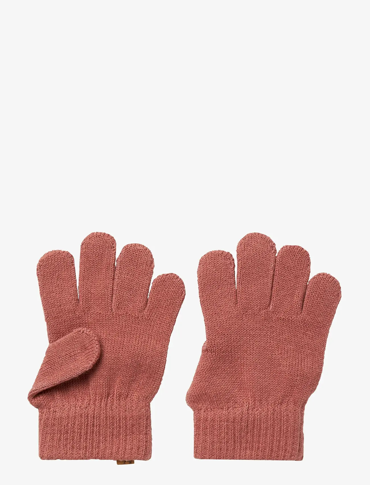Lil'Atelier - NMFNALU KNIT GLOVES1 LIL - handsker - withered rose - 1