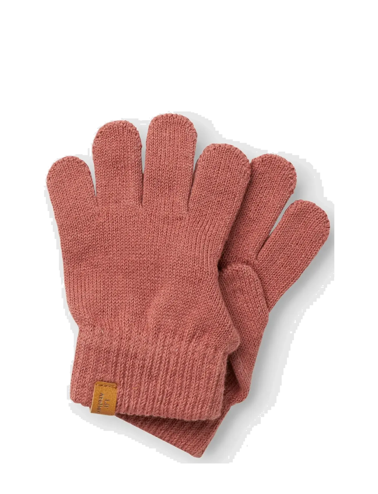 Lil'Atelier - NMFNALU KNIT GLOVES1 LIL - gloves - withered rose - 2