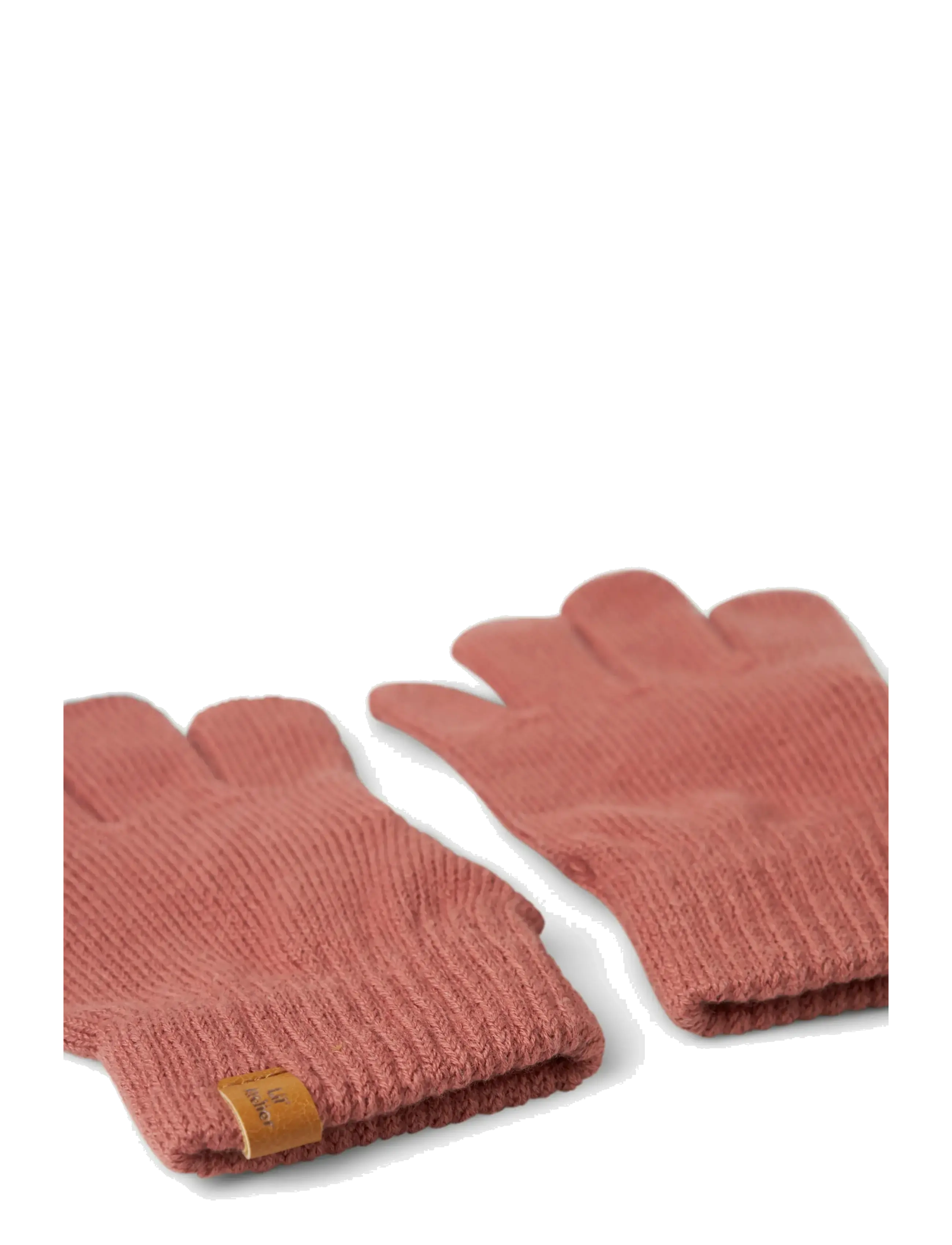 Lil'Atelier - NMFNALU KNIT GLOVES1 LIL - gloves - withered rose - 3