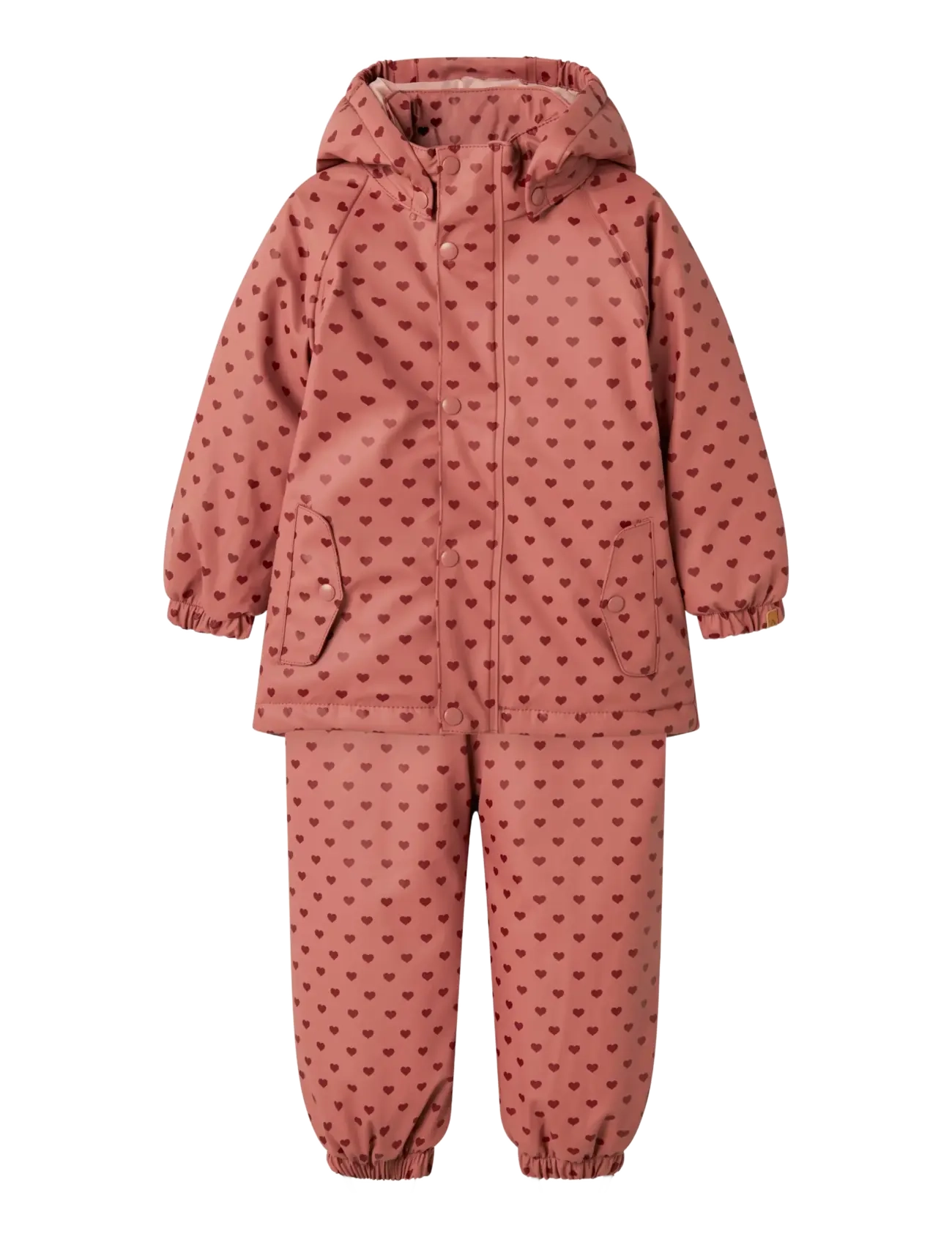 Lil'Atelier NMFLADRY10 SET AOP FO LIL - Regensets - WITHERED ROSE / pink/rose