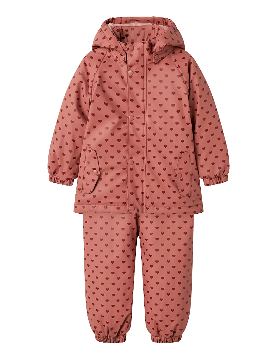 Lil'Atelier - NMFLADRY10 SET AOP FO LIL - withered rose - 1