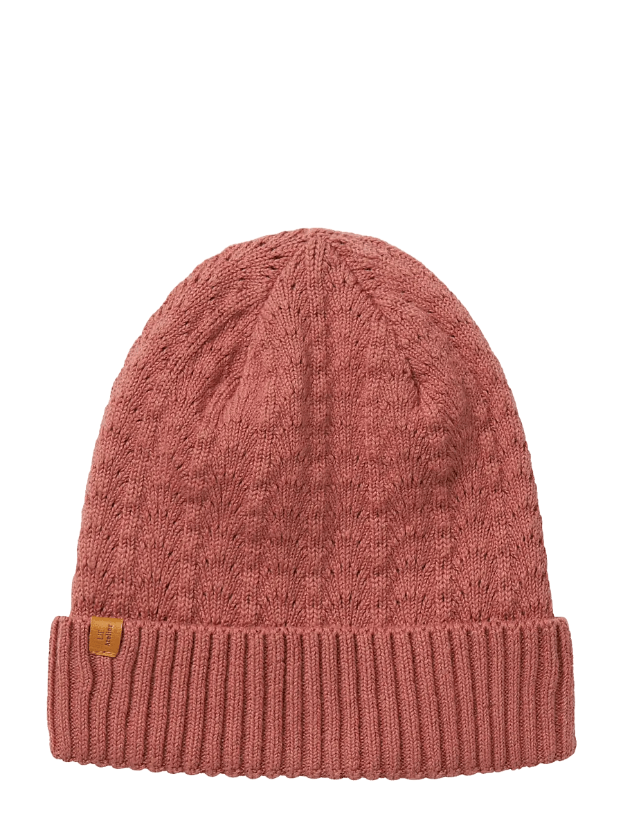 Lil'Atelier - NMFNALU KNIT HAT1 LIL - beanies - withered rose - 1