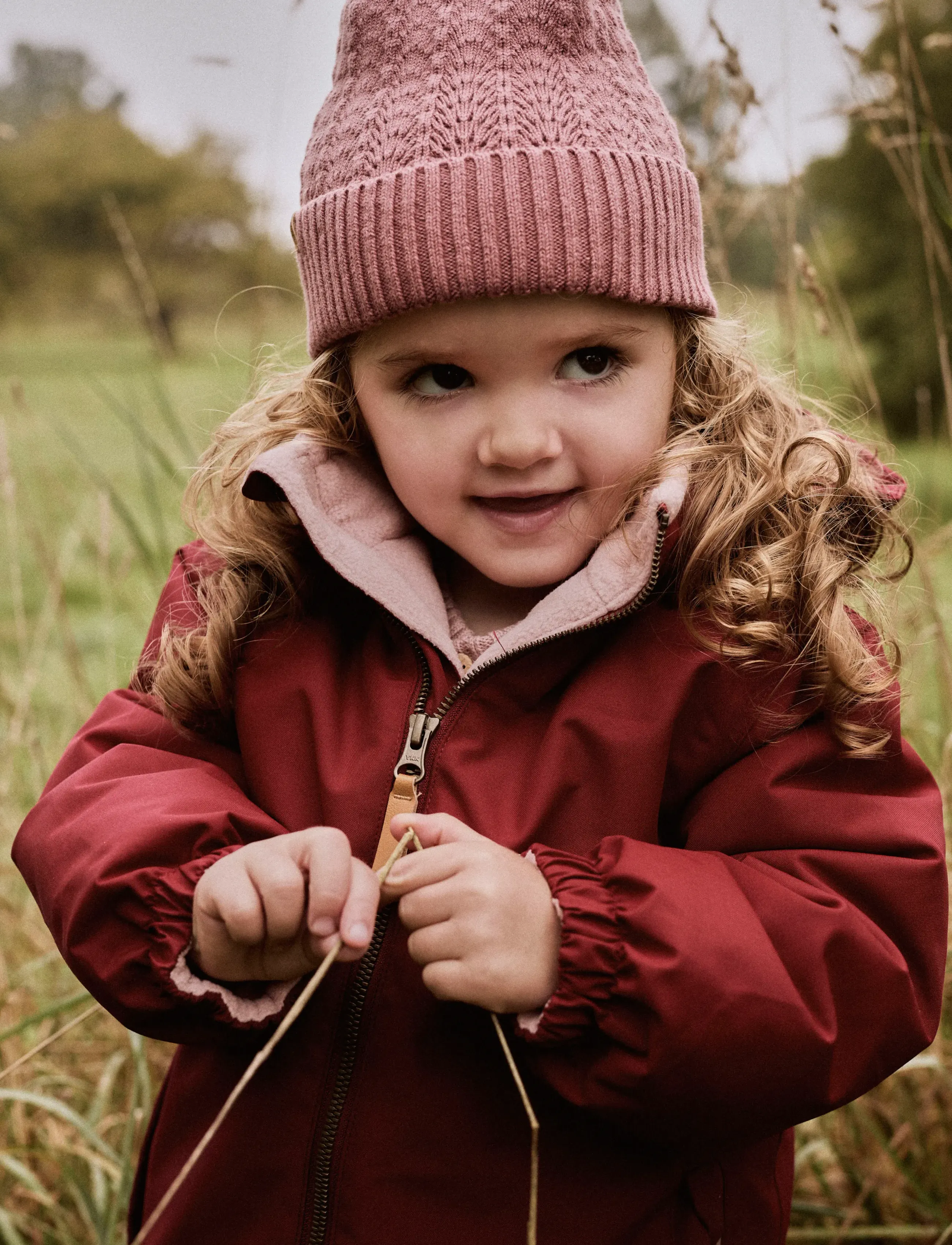 Lil'Atelier - NMFNALU KNIT HAT1 LIL - laveste priser - withered rose - 3