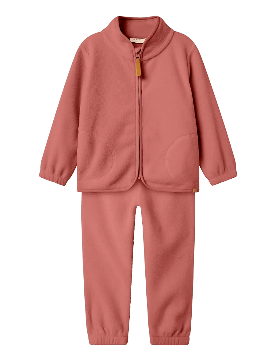 Lil'Atelier - NMFLASPEKTRA FLEECE SET 1FO LIL - withered rose - 0