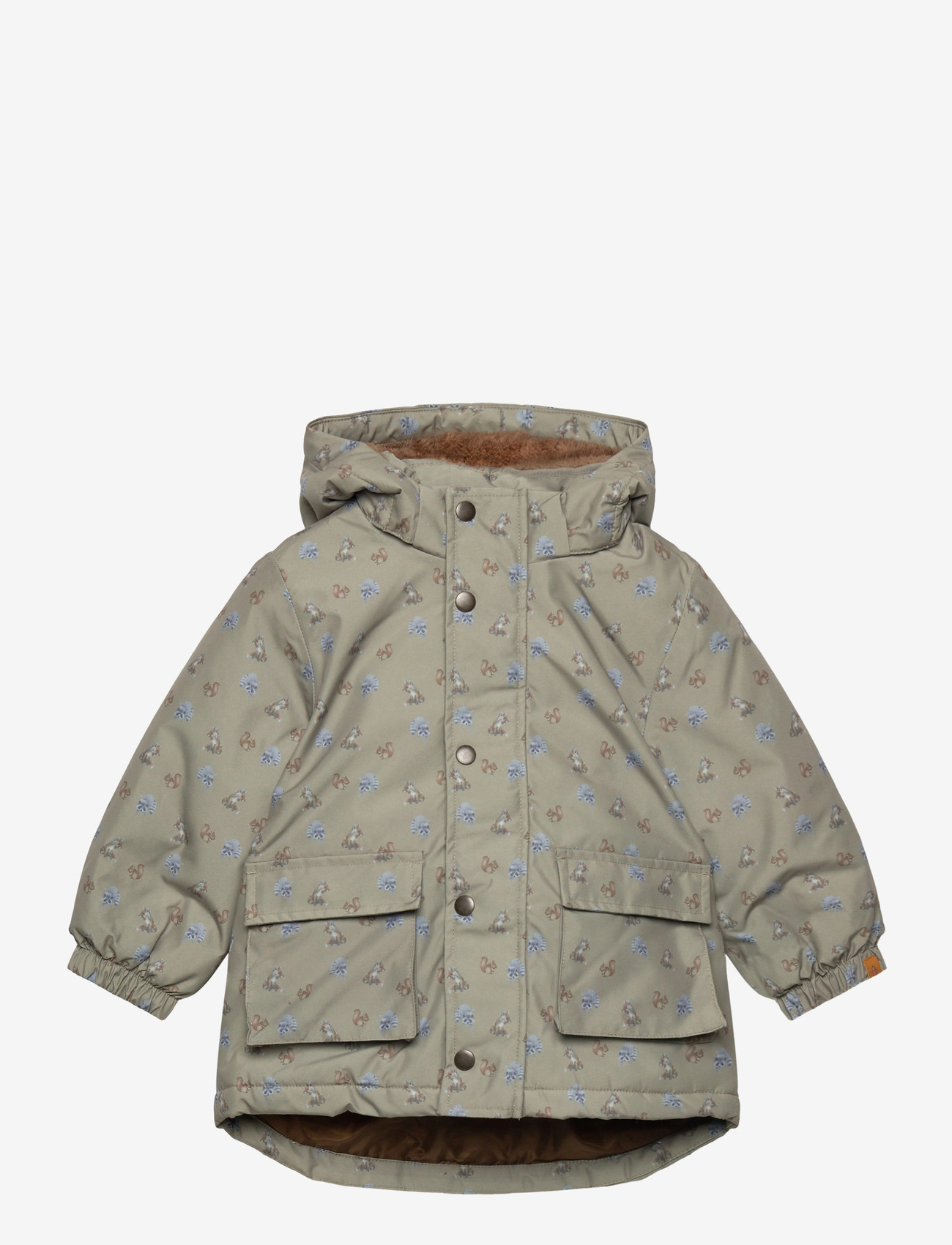 Lil'Atelier - NMMLASNOW05 JKT AOP FO LIL - dunjakker - overland trek - 1