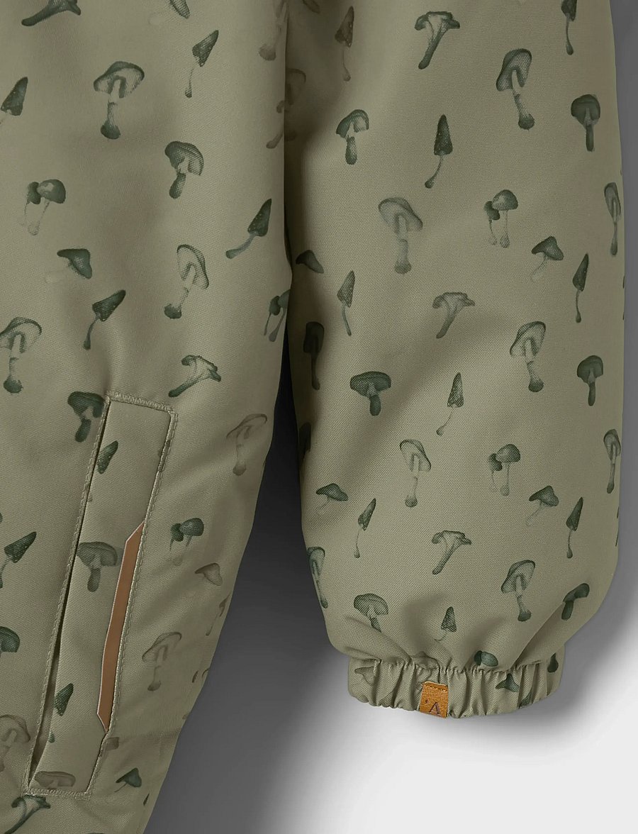 Lil'Atelier - NMMLASNOW10 SNOWSUIT AOP FO LIL - vinteroveraller - overland trek - 3