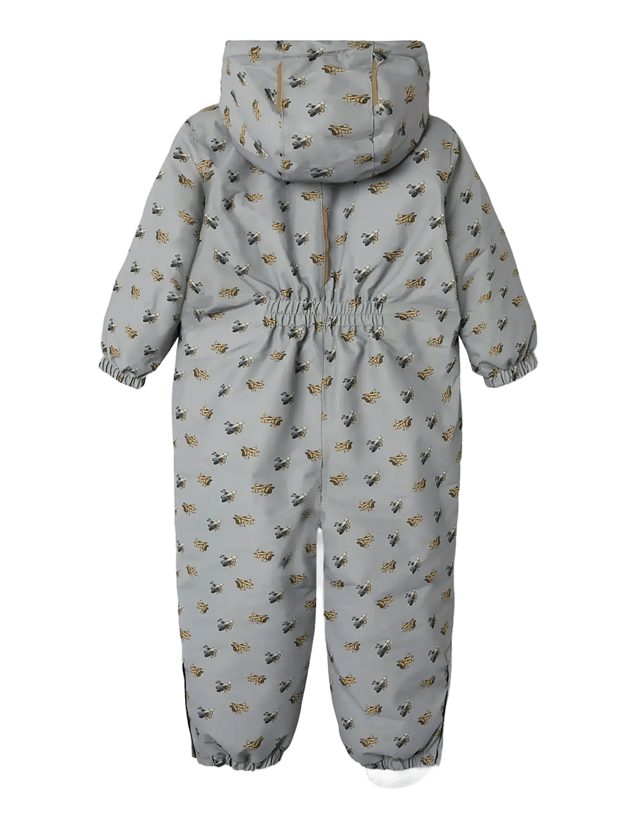 Lil'Atelier - NMMLASNOW10 SNOWSUIT AOP FO LIL - schneeanzug - ultimate grey - 1