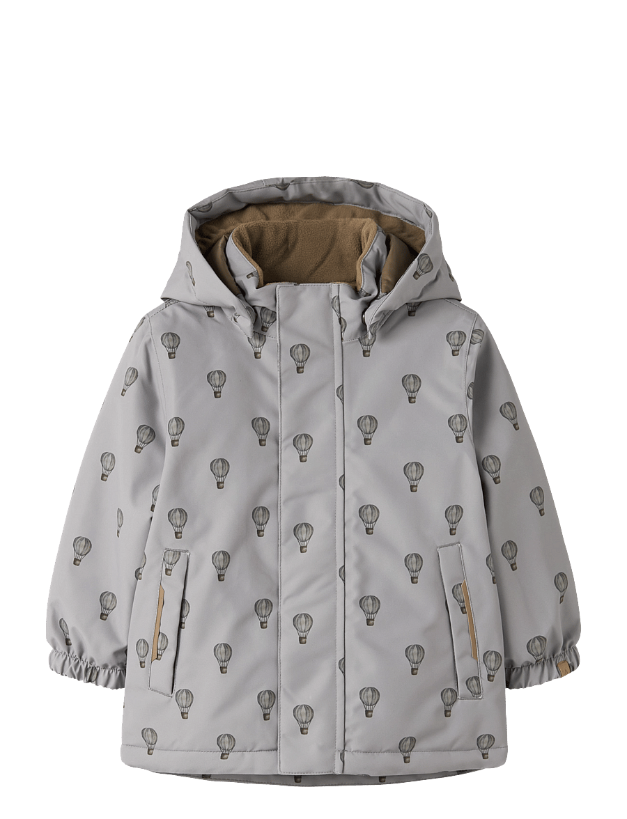 Lil'Atelier - NMMLASNOW10 JKT FO AOP1 LIL - dunjakker - sleet - 0