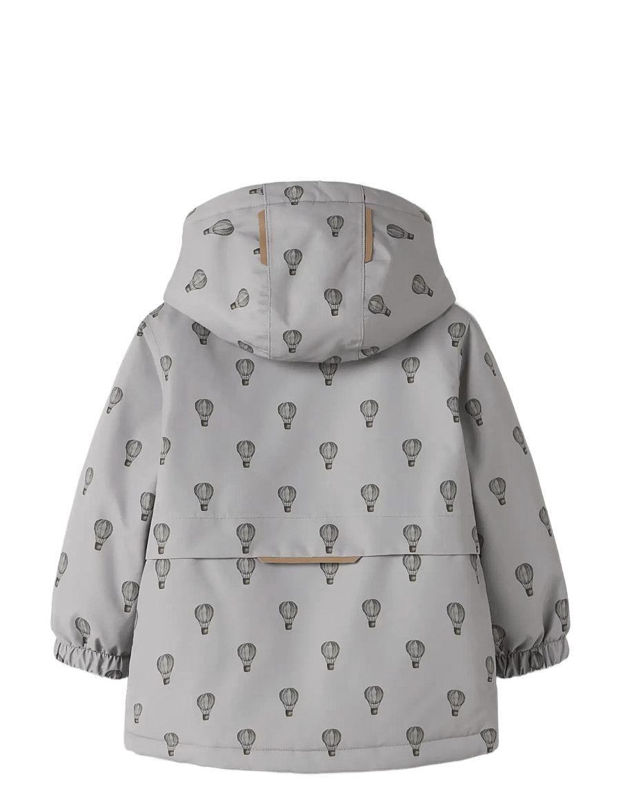 Lil'Atelier - NMMLASNOW10 JKT FO AOP1 LIL - dunjakker - sleet - 1