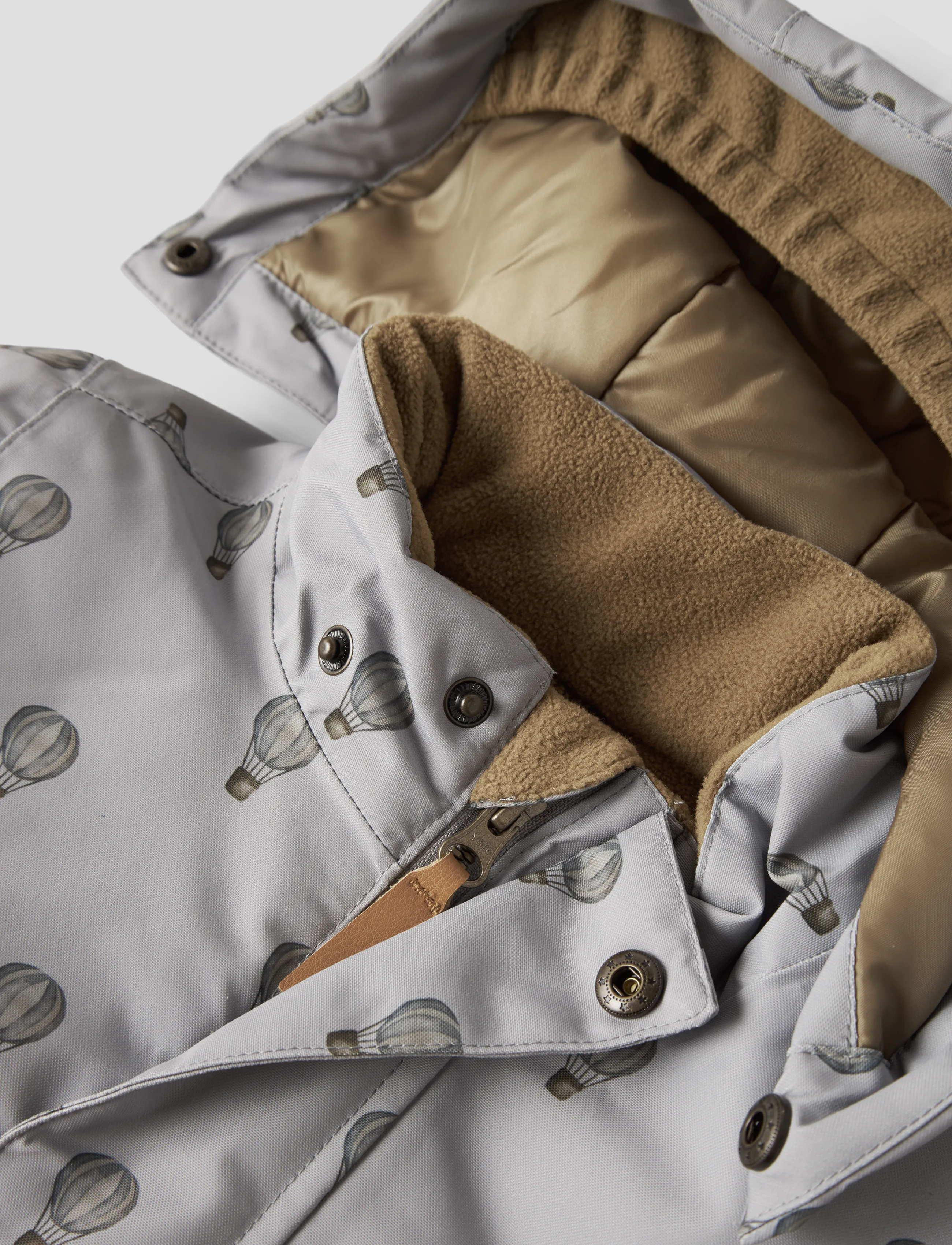 Lil'Atelier - NMMLASNOW10 JKT FO AOP1 LIL - dunjakker - sleet - 2