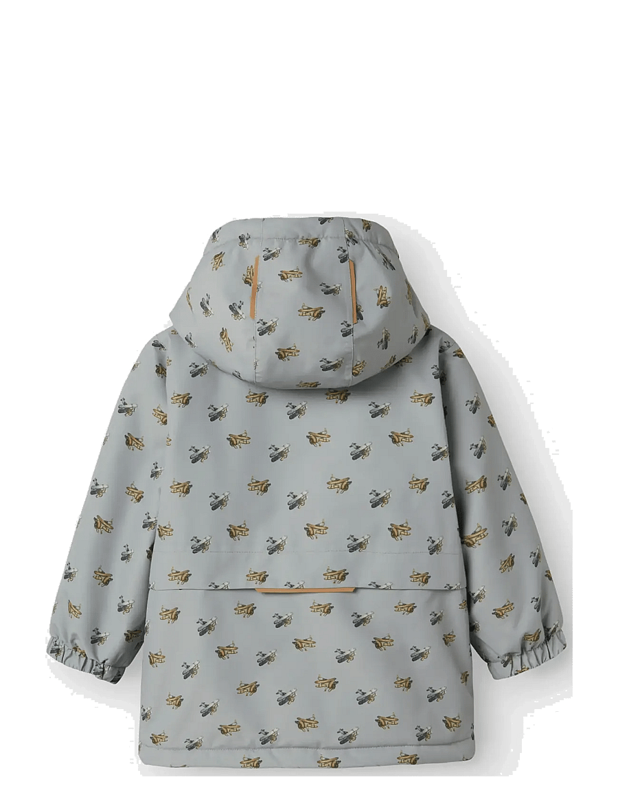 Lil'Atelier - NMMLASNOW10 JKT FO AOP1 LIL - dunjakker - ultimate grey - 2