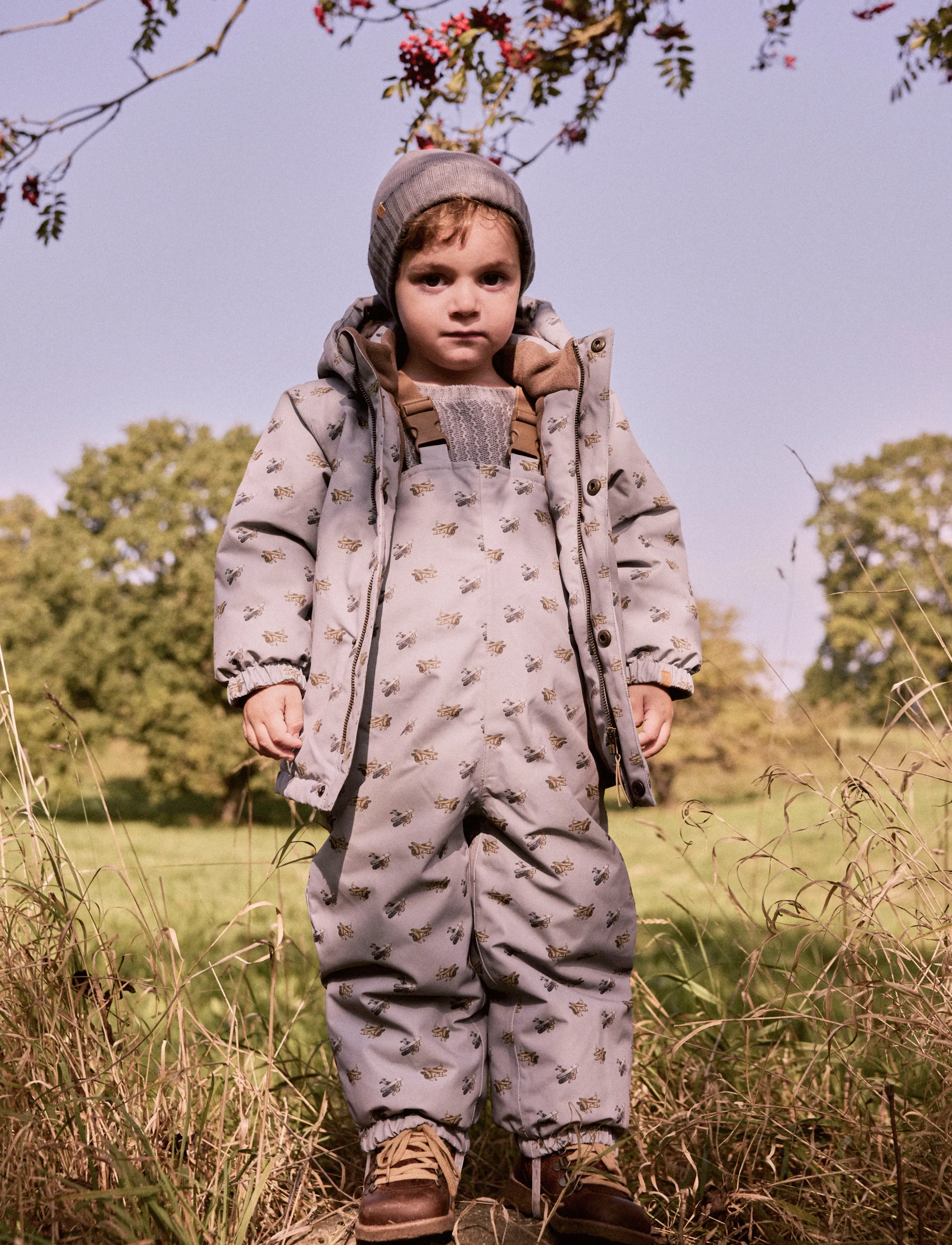 Lil'Atelier - NMMLASNOW10 JKT FO AOP1 LIL - dunjakker - ultimate grey - 4