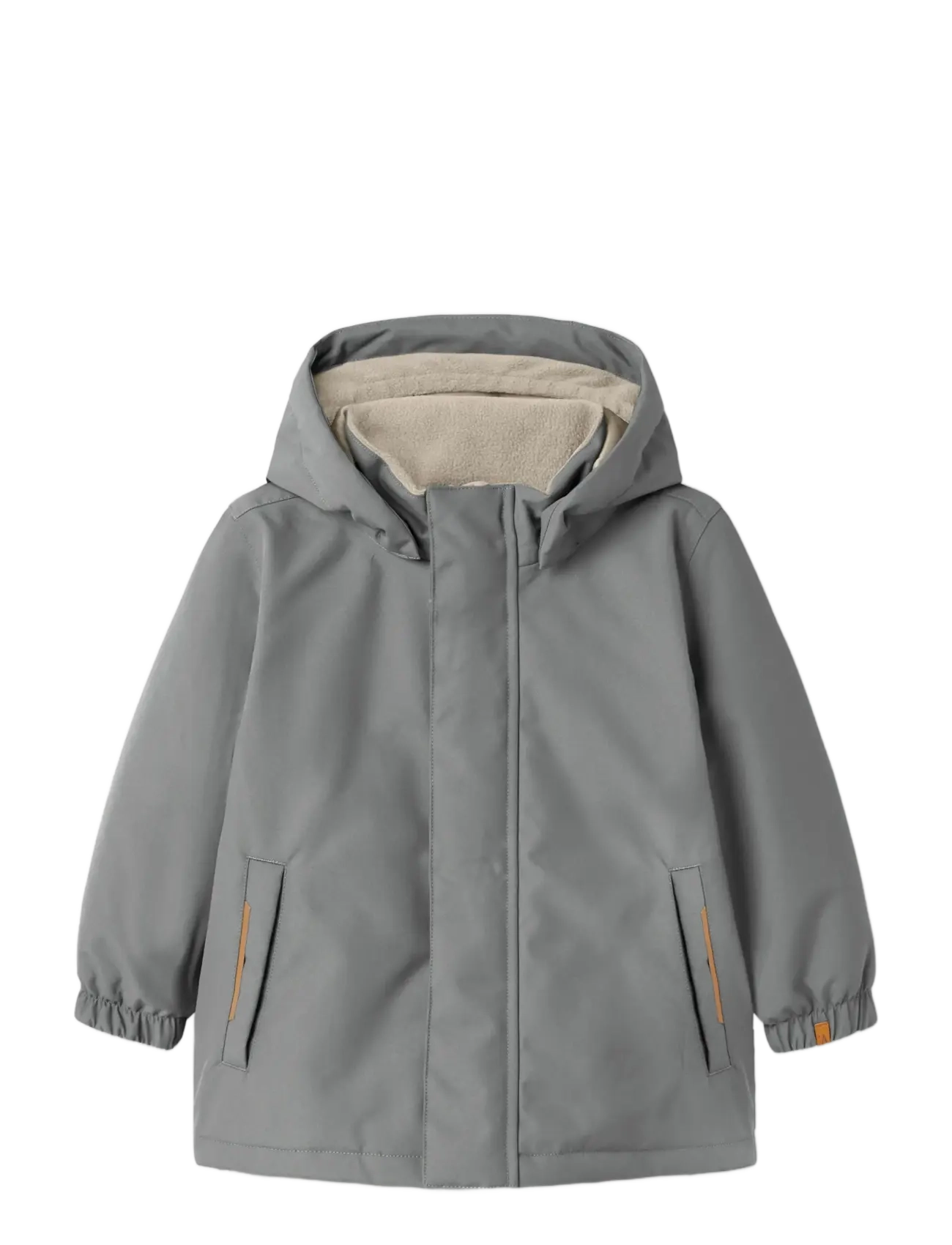 Lil'Atelier Nmmlasnow10 Jkt Solid Fo Lil, 92, Jackets & Coats, Grau - Winter Jackets, Kinder