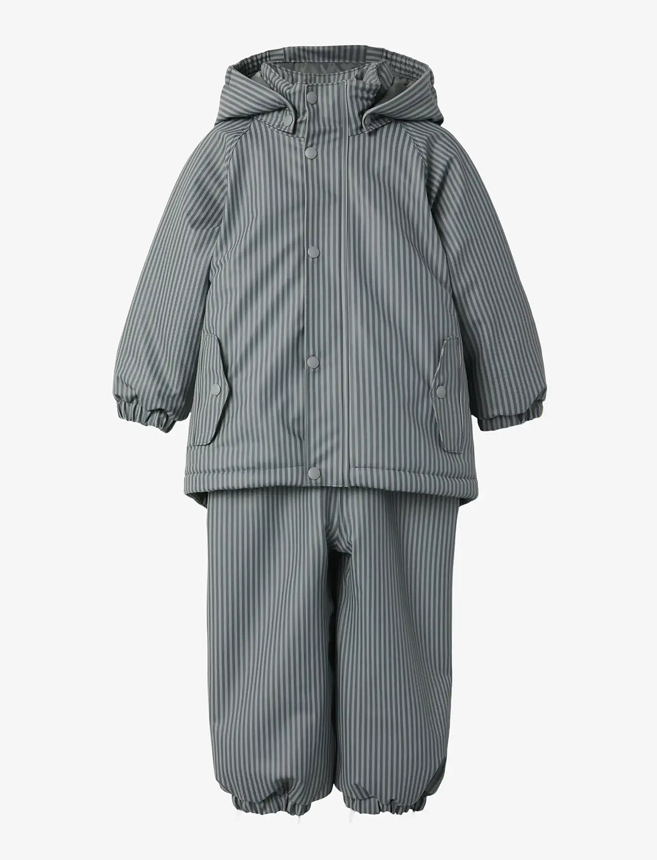 Lil'Atelier - NMMLADRY10 SET AOP FO LIL - rain sets - ultimate grey - 1