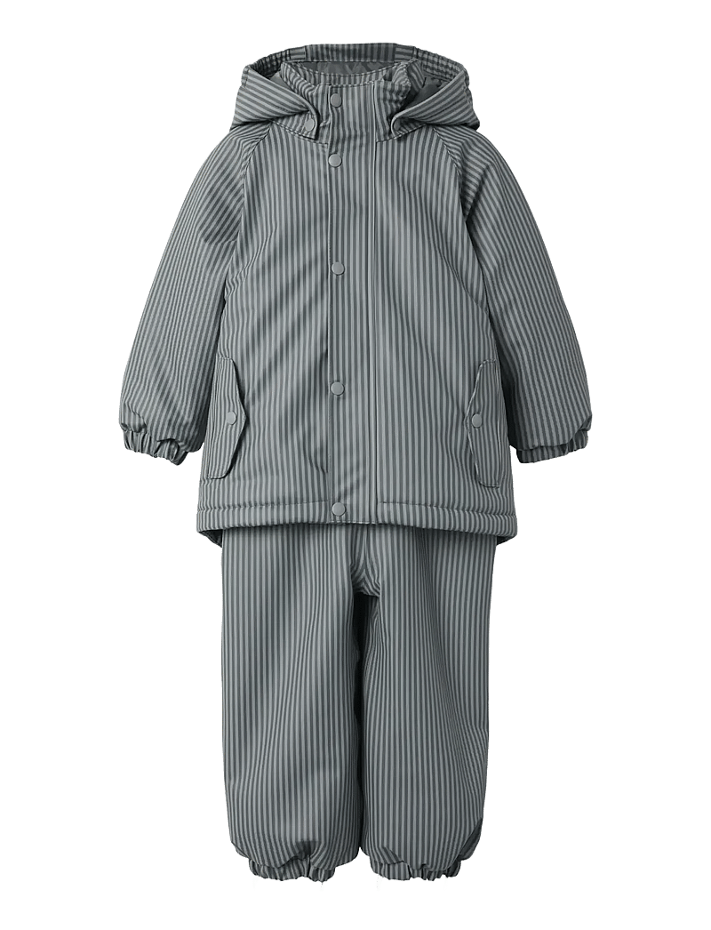 Lil'Atelier - NMMLADRY10 SET AOP FO LIL - rain sets - ultimate grey - 1