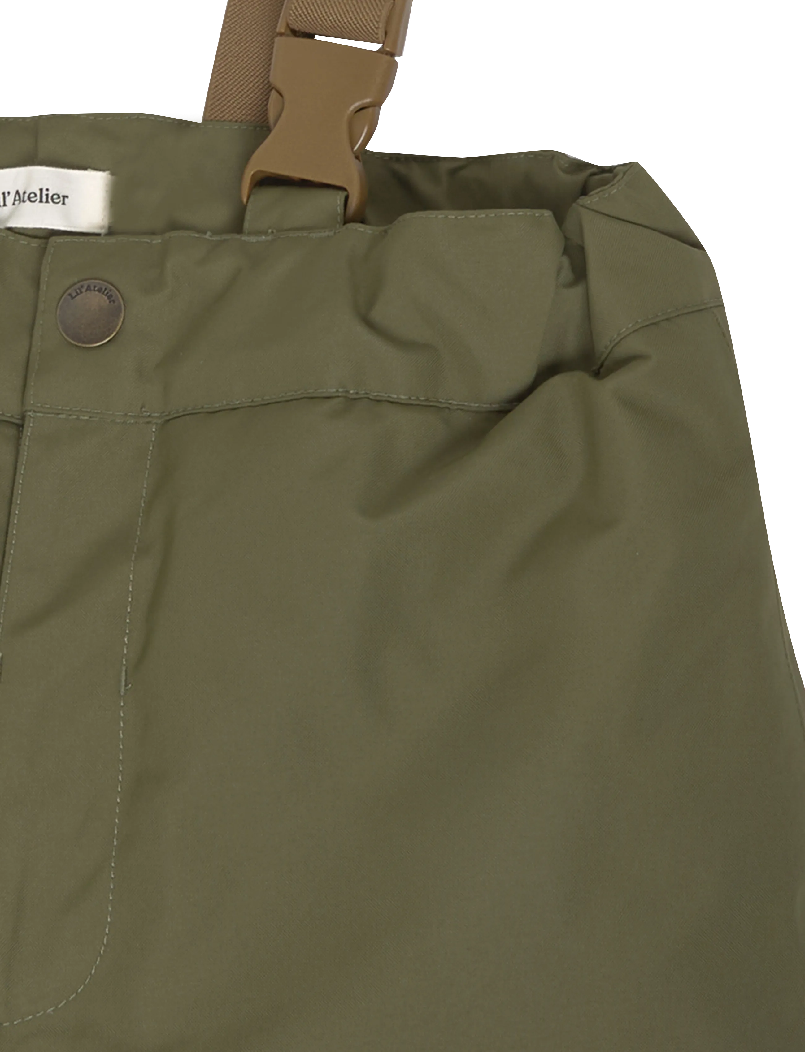 Lil'Atelier - NMMLASNOW10 PANT FO LIL - skalbyxor - winter moss - 5
