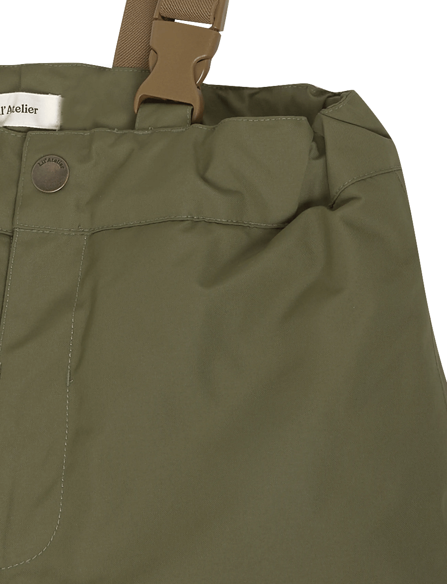 Lil'Atelier - NMMLASNOW10 PANT FO LIL - skalbyxor - winter moss - 5