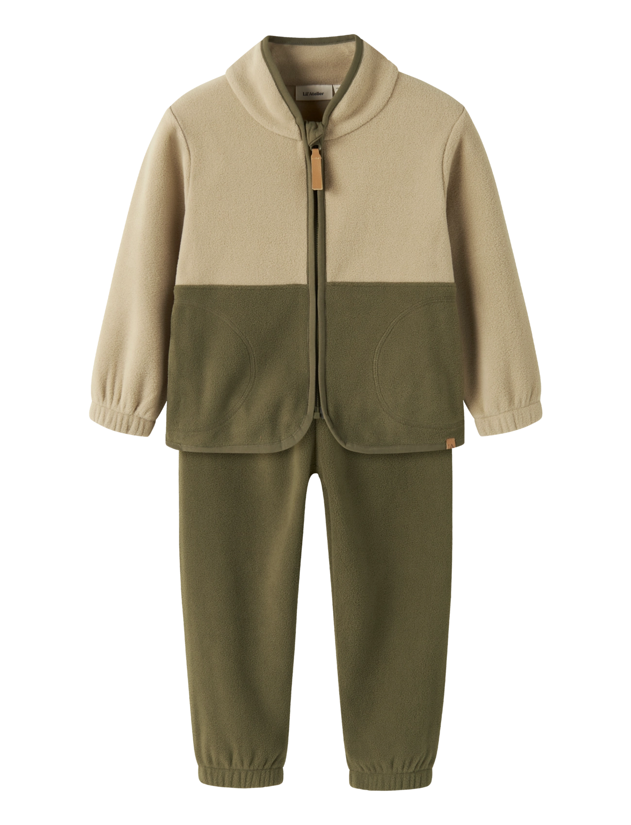 Lil'Atelier NMMLASPEKTRA FLEECE SET 1FO LIL - Neuheiten - WINTER MOSS / khaki/green