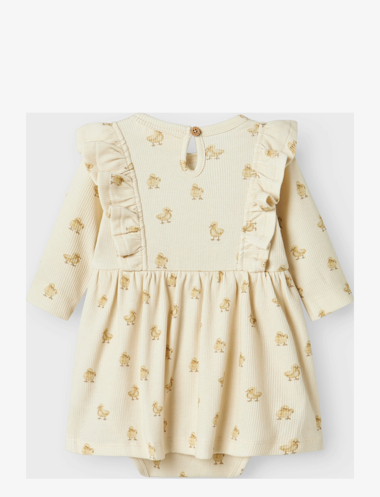 Lil'Atelier - NBFLAVO EMO LS BODY DRESS LIL - turtledove - 1