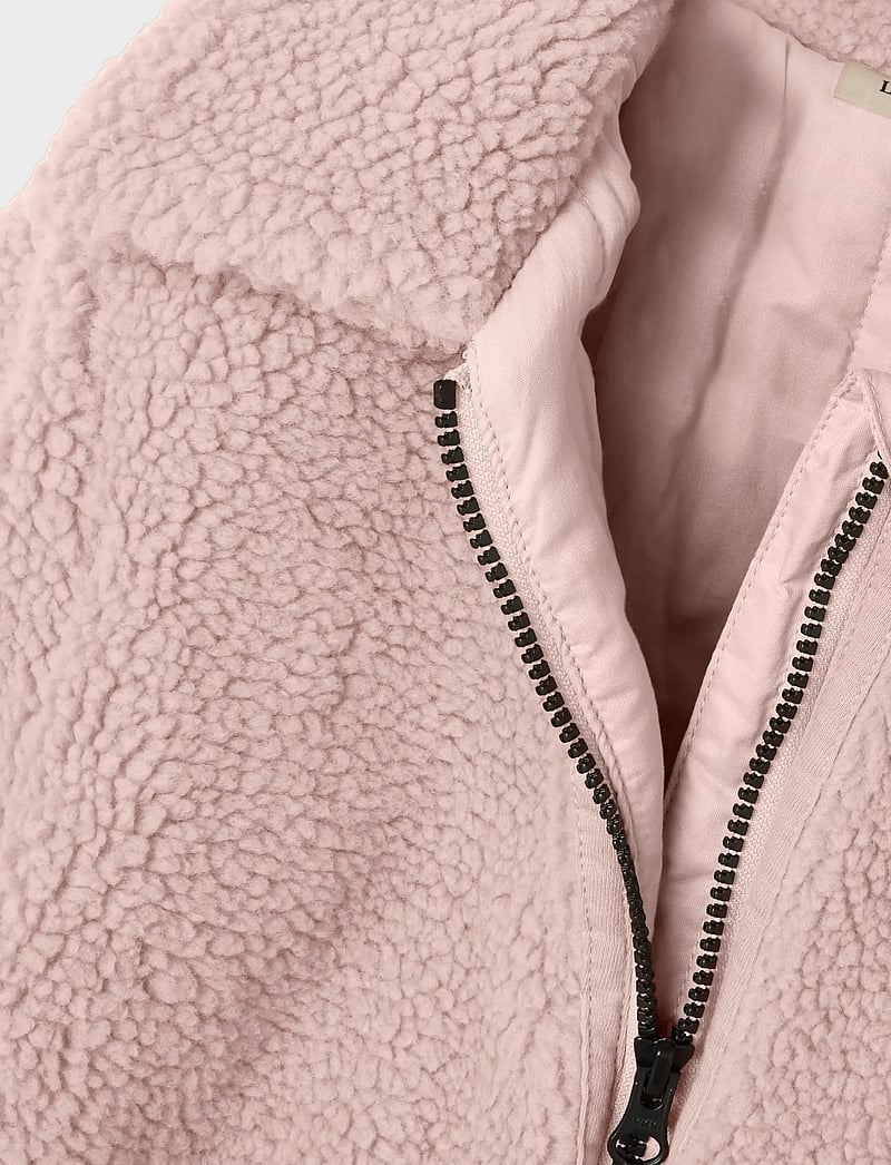 Lil'Atelier - NMNNALO LONG SHERPA JKT SOLID LIL - fleecejakker - misty rose - 2
