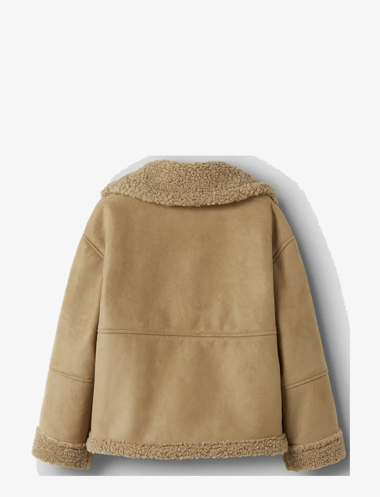 Lil'Atelier - NMNNESTER OVERSIZED JKT LIL - faux fur - oxford tan - 2