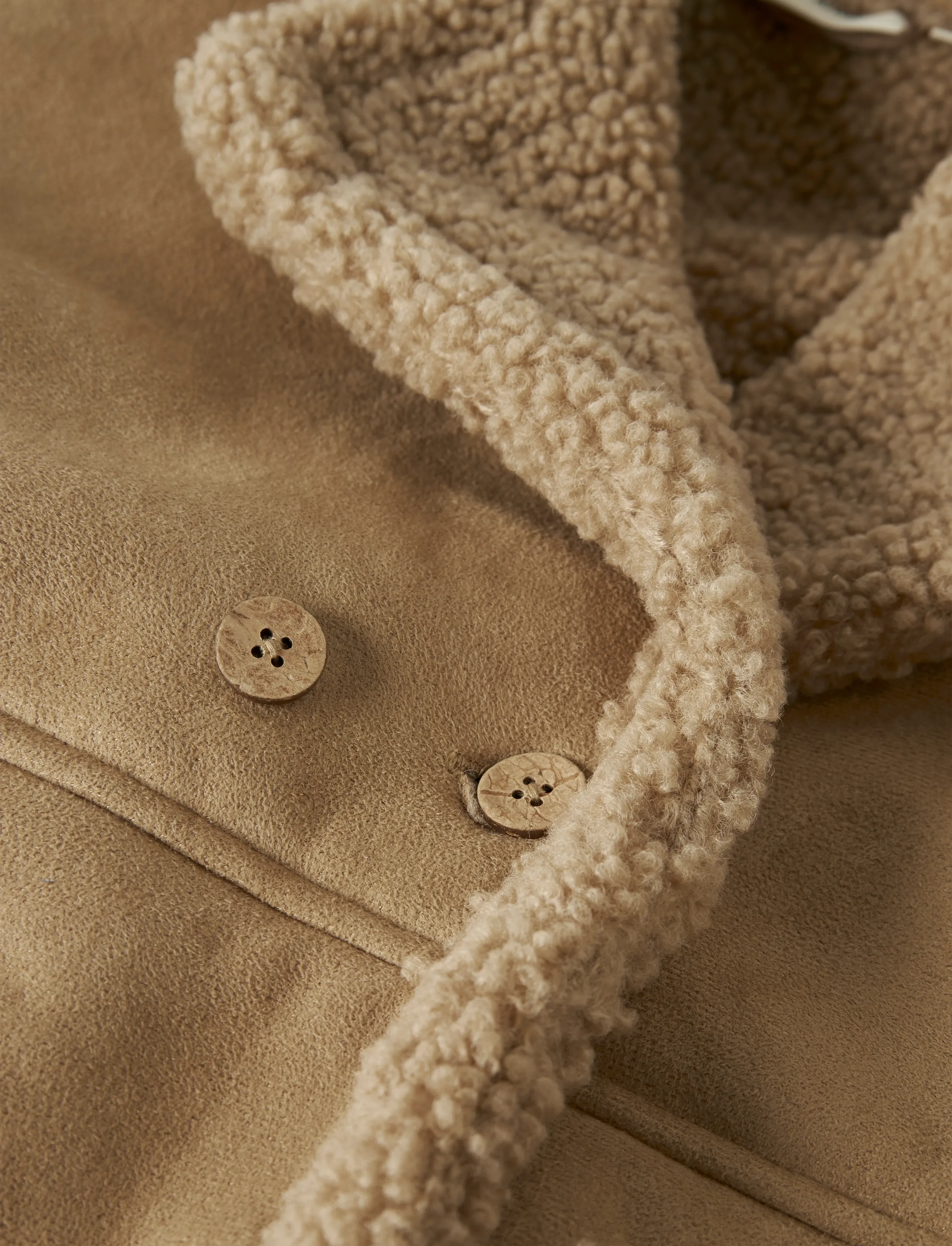 Lil'Atelier - NMNNESTER OVERSIZED JKT LIL - kunstkarusnahk - oxford tan - 3