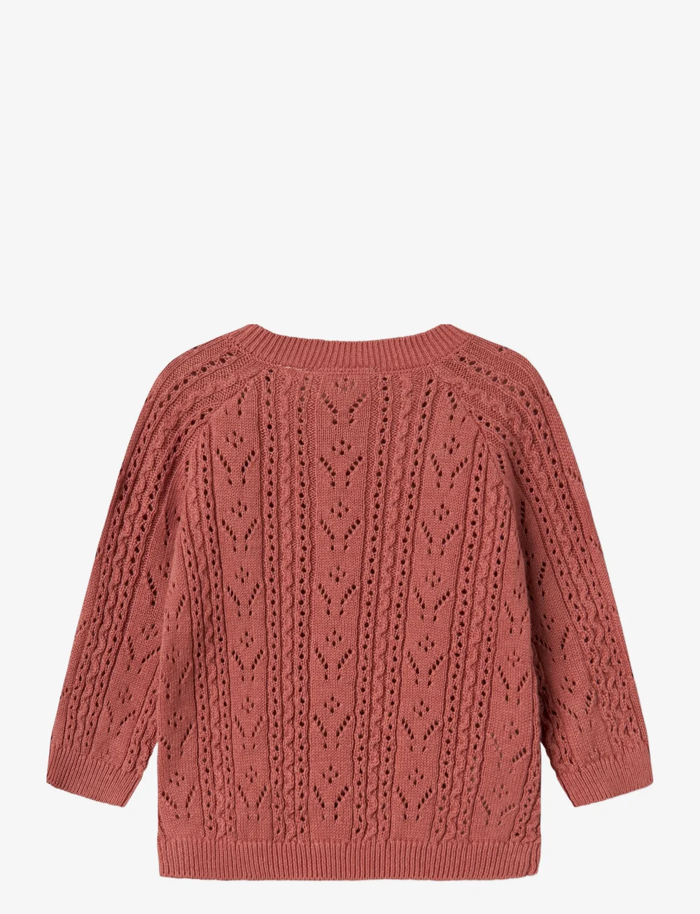 Lil'Atelier - NBFKAJSA LS WRAP KNIT LIL - cardigans - withered rose - 1