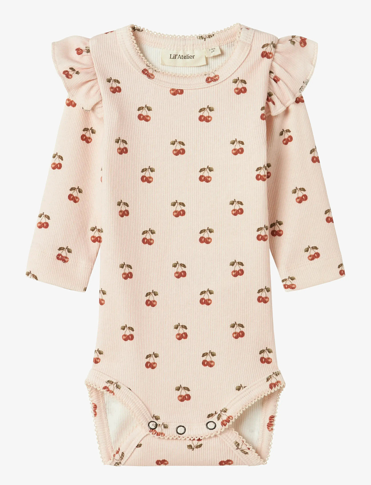 Lil'Atelier - NBFLAVO EVE LS SLIM BODY LIL NOOS - långärmade bodies - silver peony - 0