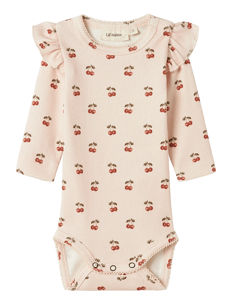 Lil'Atelier - NBFLAVO EVE LS SLIM BODY LIL NOOS - langärmelige bodys - silver peony - 0