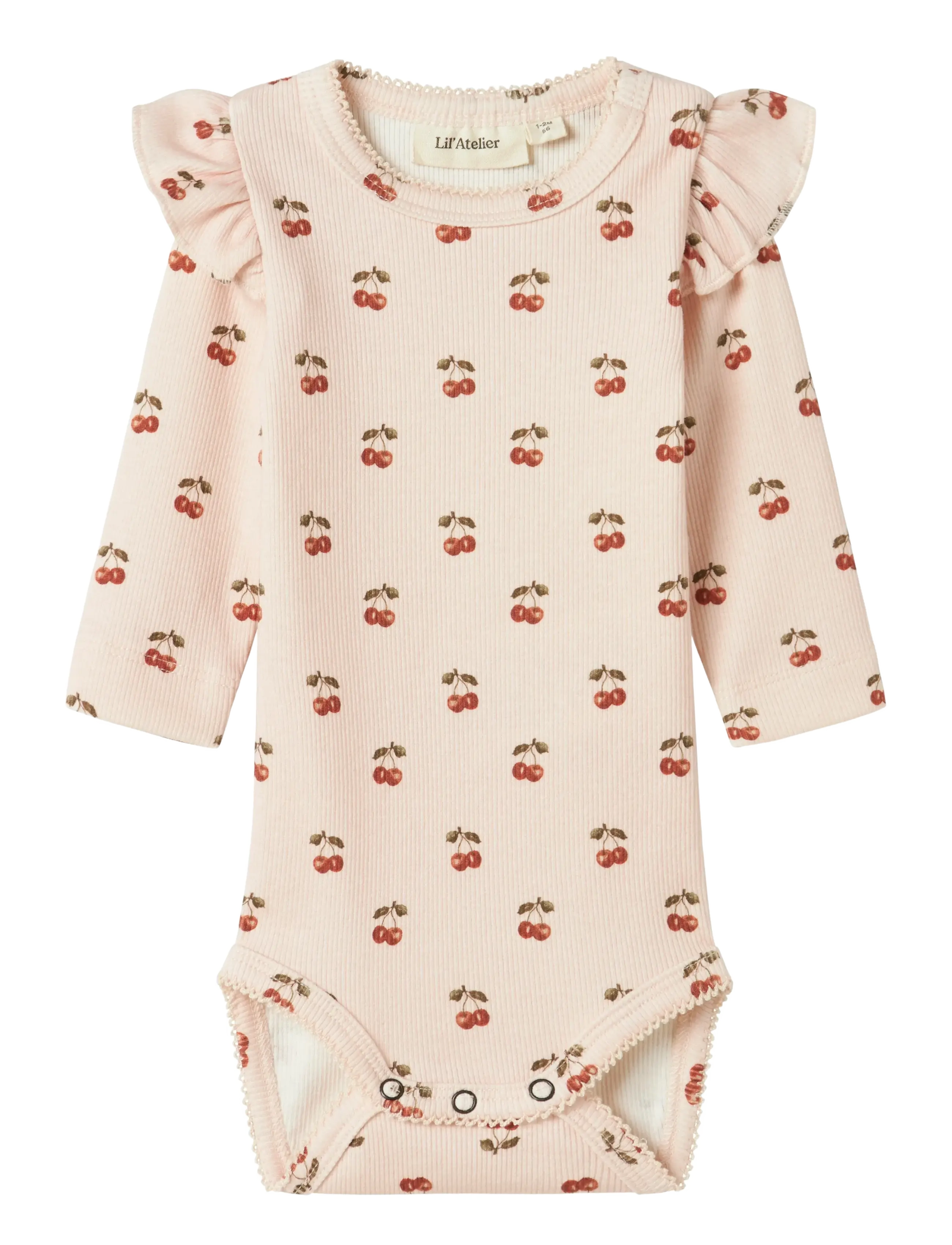 Lil'Atelier NBFLAVO EVE LS SLIM BODY LIL NOOS - Riided - SILVER PEONY / pink/rose