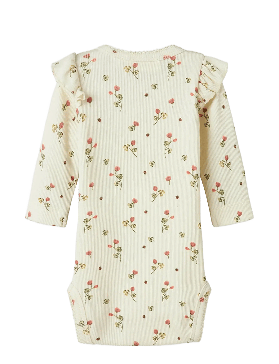 Lil'Atelier - NBFLAVO EVE LS SLIM BODY LIL NOOS - langärmelige bodys - turtledove - 1