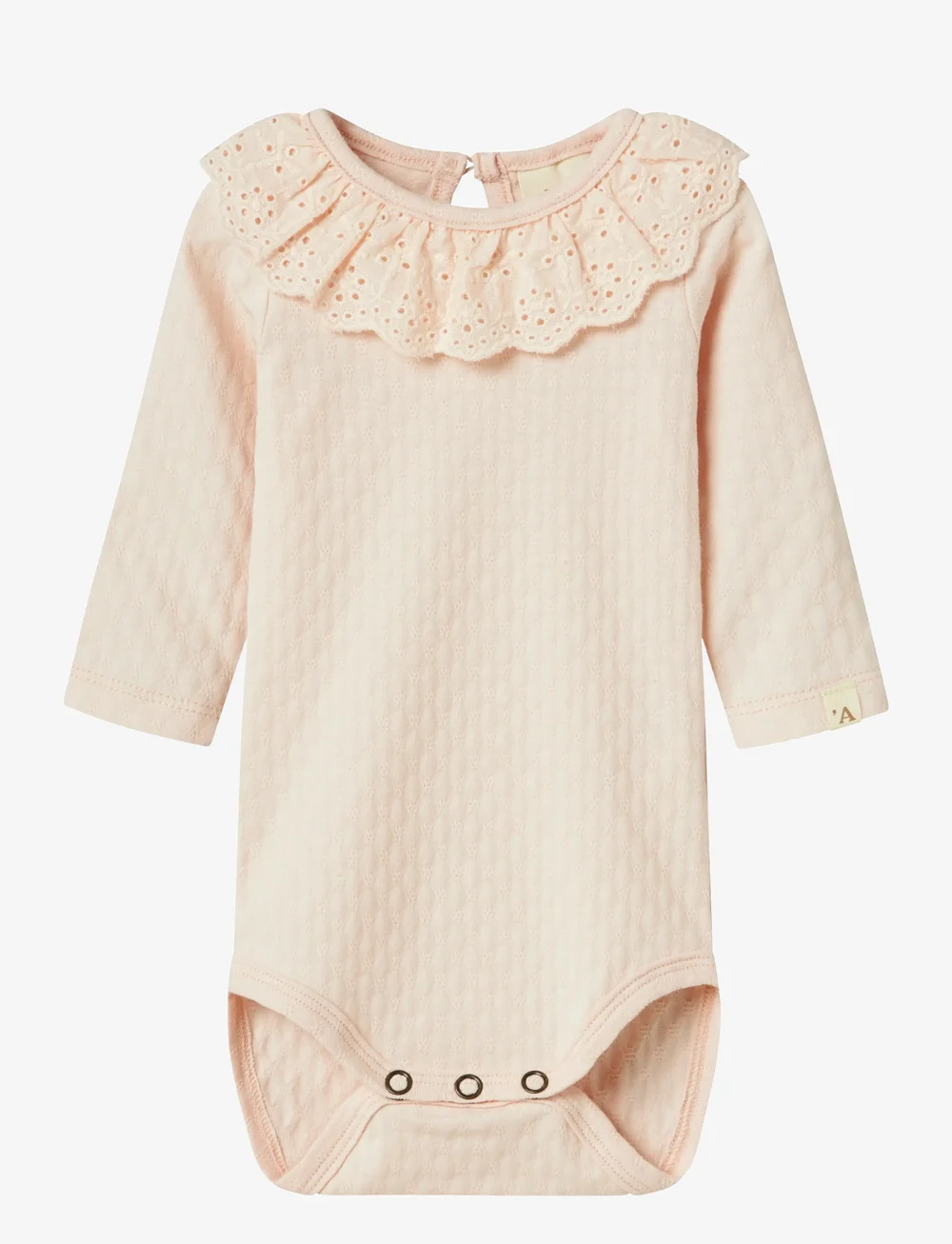 Lil'Atelier - NBFKIRA LS SLIM BODY LIL - langärmelige bodys - silver peony - 0