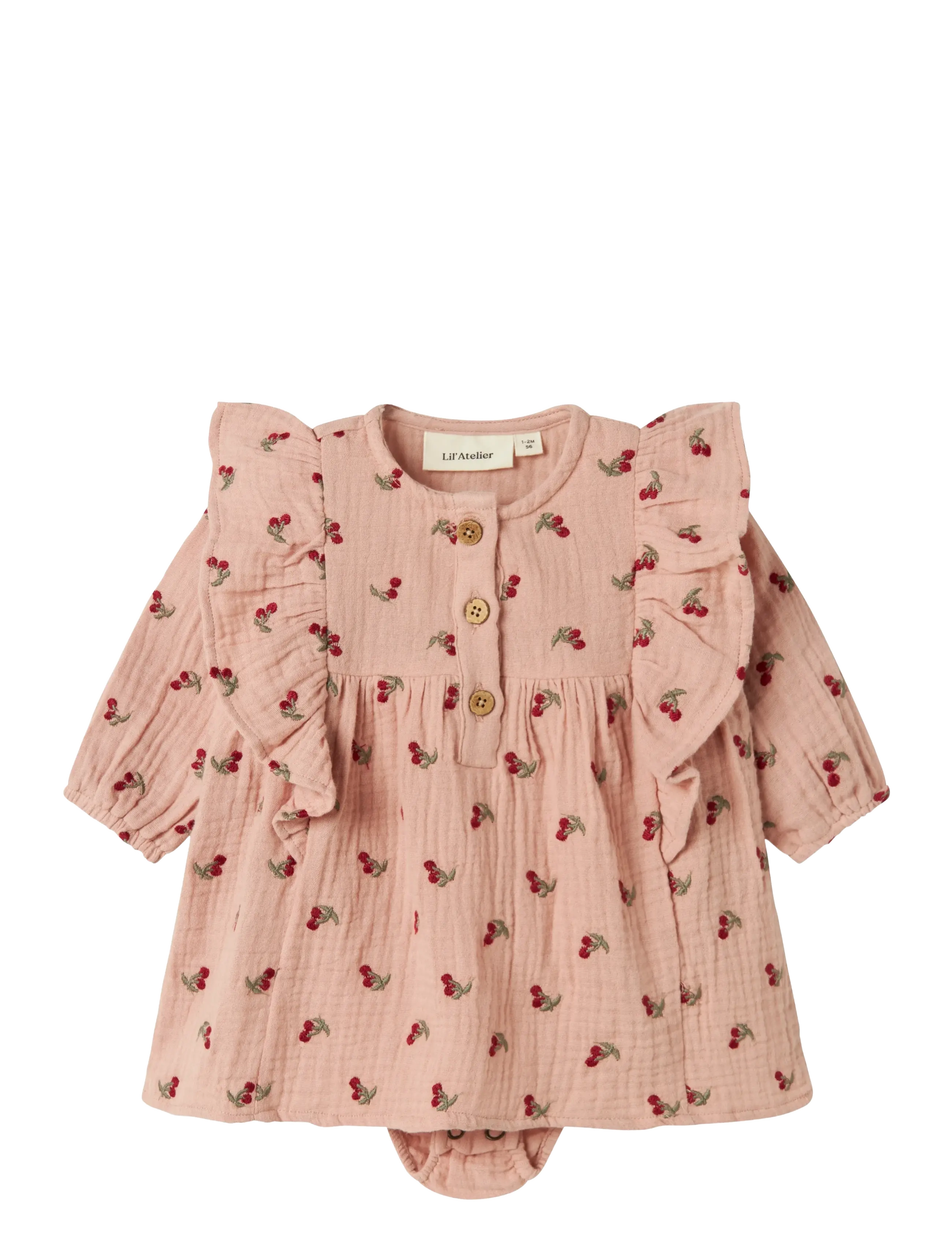 Lil'Atelier NBFKOALA LS LOOSE BODY DRESS LIL - Kjoler & Nederdele - MISTY ROSE / pink/rose