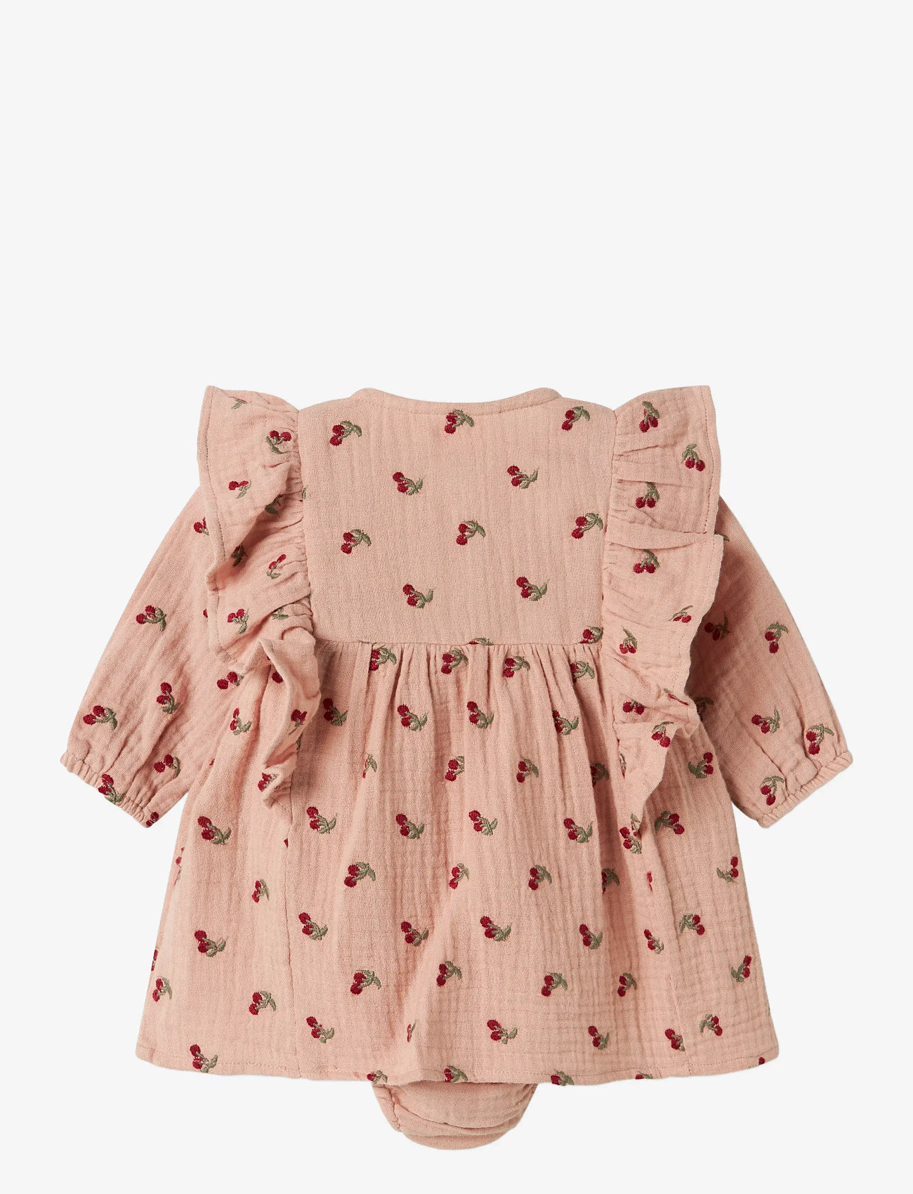 Lil'Atelier - NBFKOALA LS LOOSE BODY DRESS LIL - långärmade babyklänningar - misty rose - 1