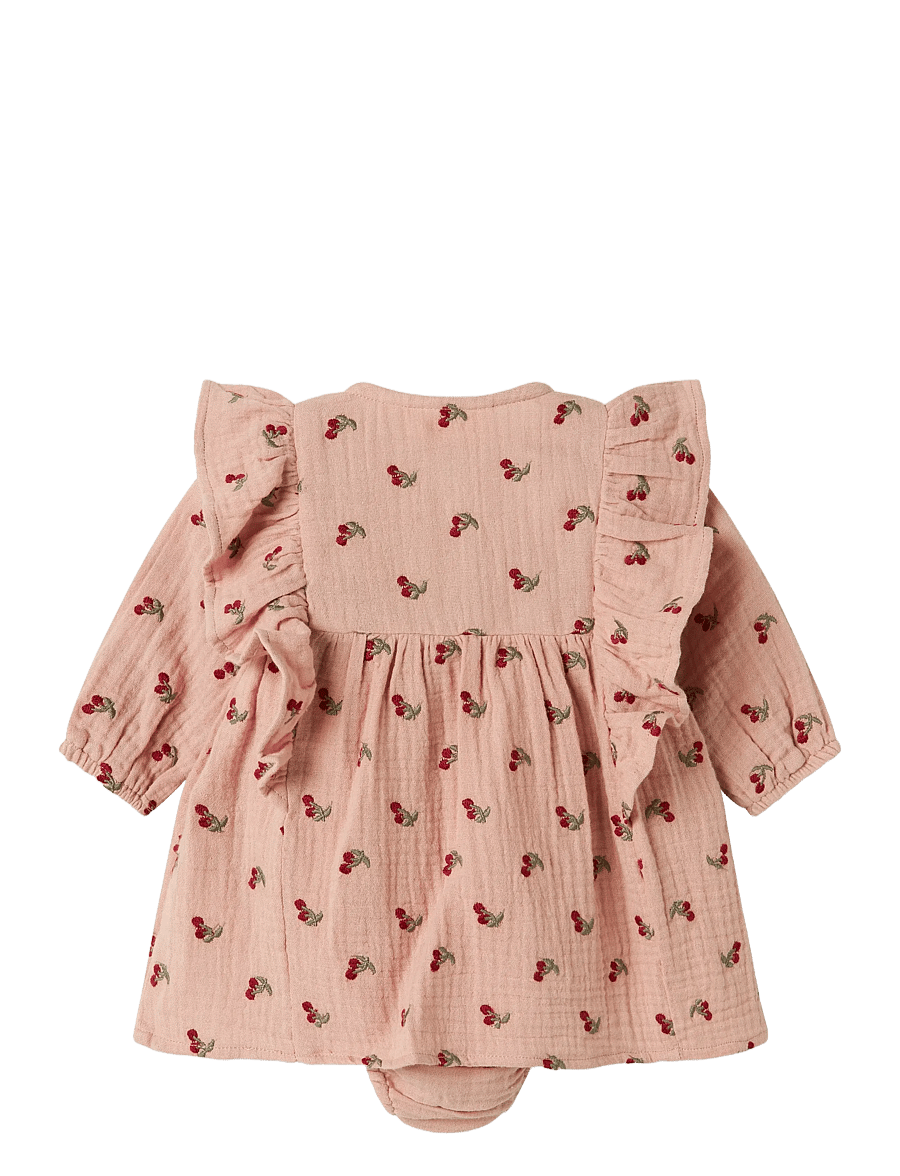 Lil'Atelier - NBFKOALA LS LOOSE BODY DRESS LIL - langærmede babykjoler - misty rose - 1