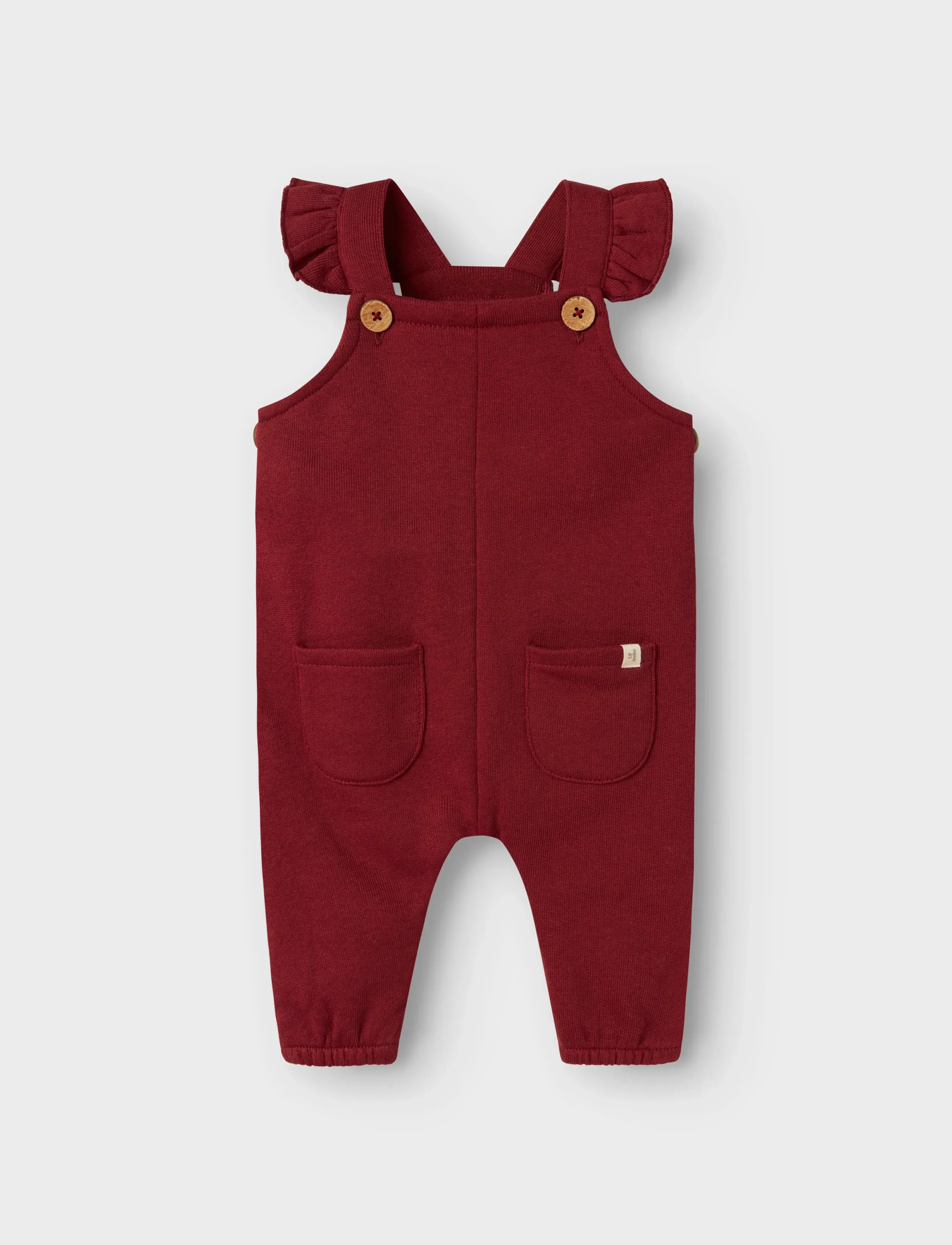 Lil'Atelier - NBFKILANO LOOSE SWEAT OVERALL LIL - snekkerbukse - red dahlia - 2