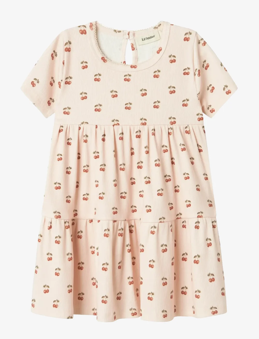 Lil'Atelier - NMFLAVO ERA SS DRESS LIL - kortærmede hverdagskjoler - silver peony - 0