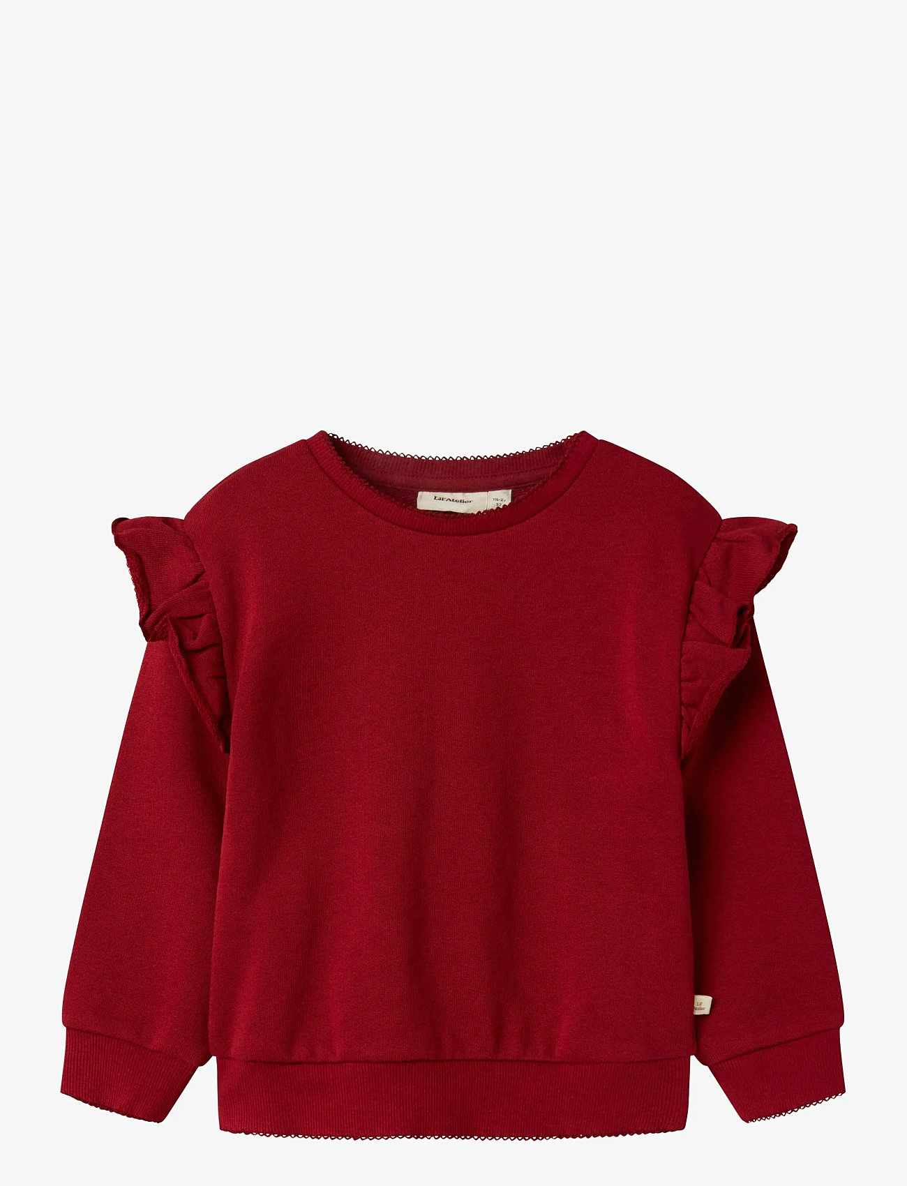 Lil'Atelier - NMFKILANO LS LOOSE SWEAT LIL - sweatshirts - red dahlia - 0