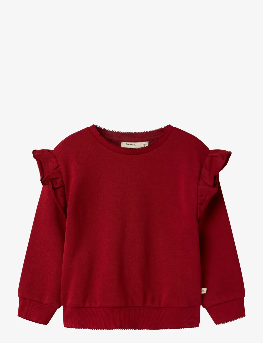 Lil'Atelier - NMFKILANO LS LOOSE SWEAT LIL - sweatshirts - red dahlia - 0