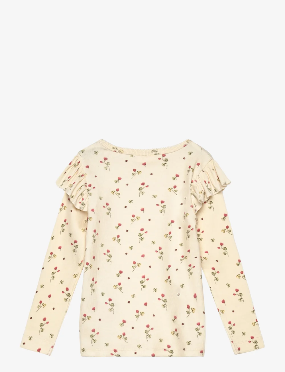 Lil'Atelier - NMFLAVO EVE LS SLIM TOP LIL - langærmede t-shirts - turtledove - 1