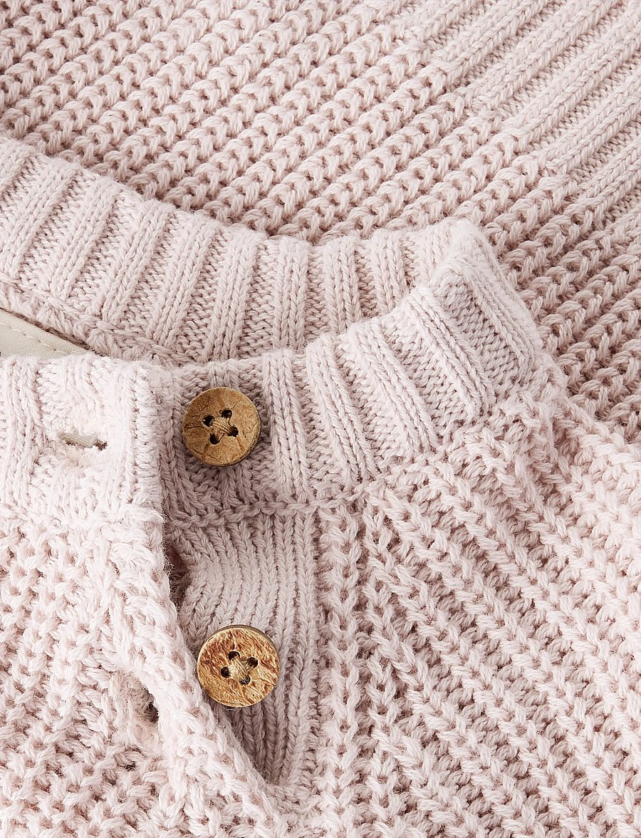 Lil'Atelier - NBFEMLEN EMB LS KNIT LIL - hushed violet - 2