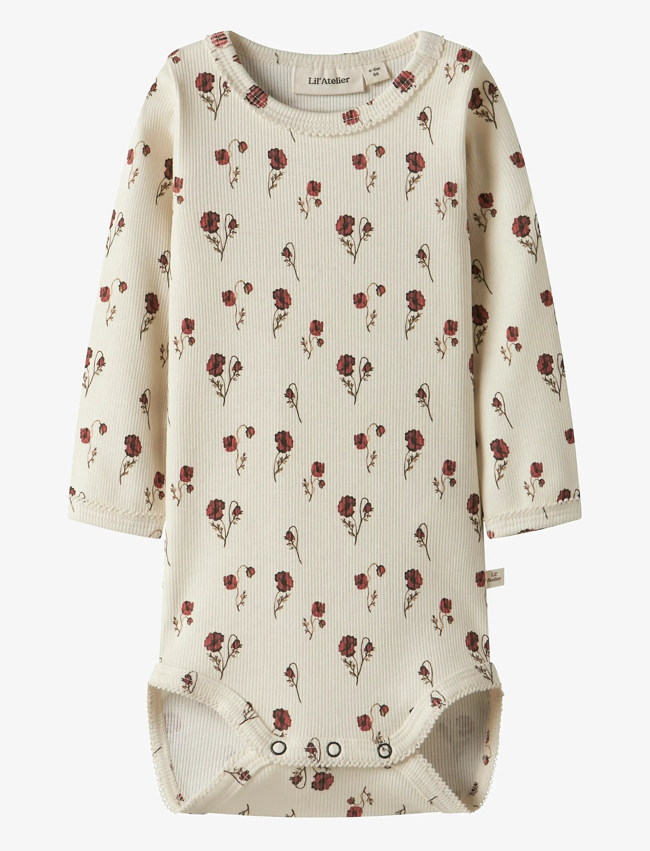 Lil'Atelier - NBFLAVO EGI LS SLIM BODY LIL - langärmelige bodys - turtledove - 0