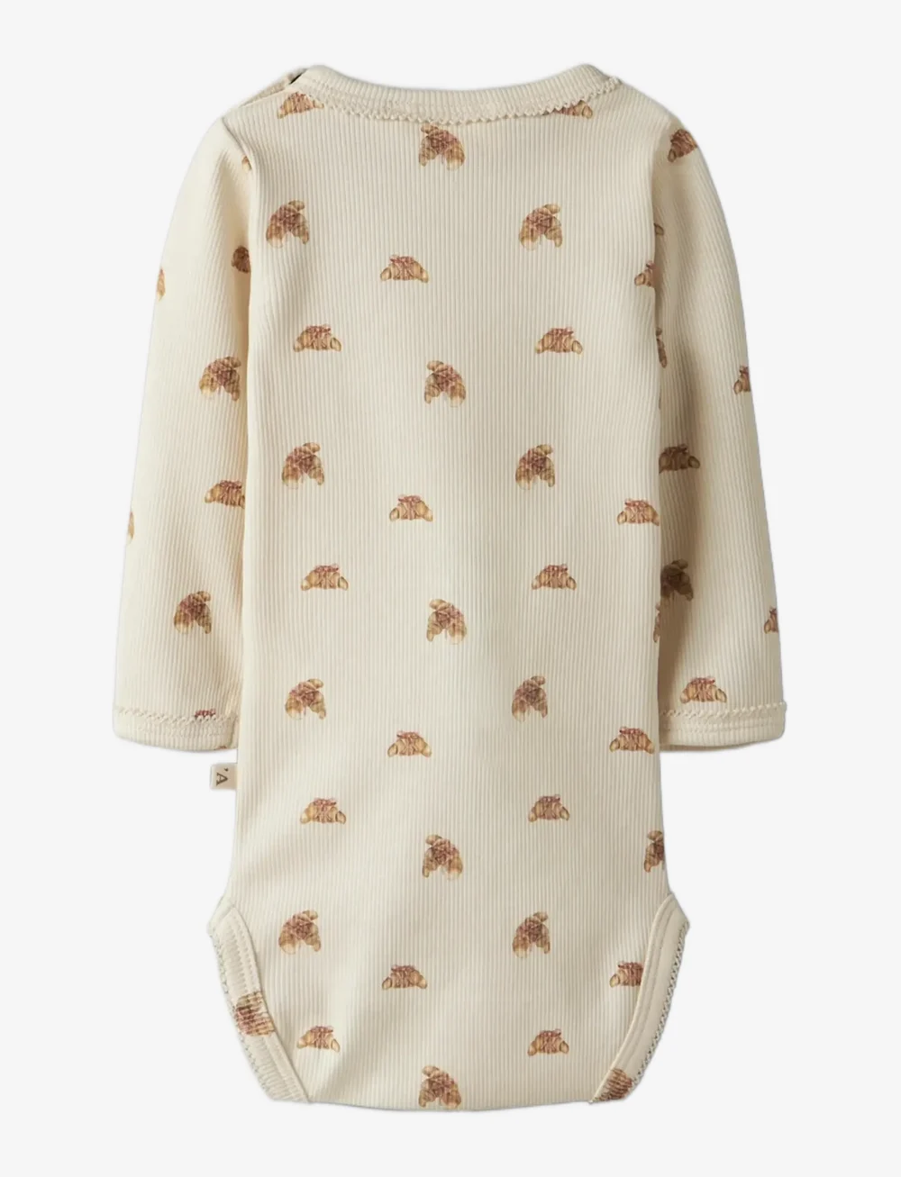 Lil'Atelier - NBFLAVO EGI LS SLIM BODY LIL - langärmelige bodys - turtledove - 1