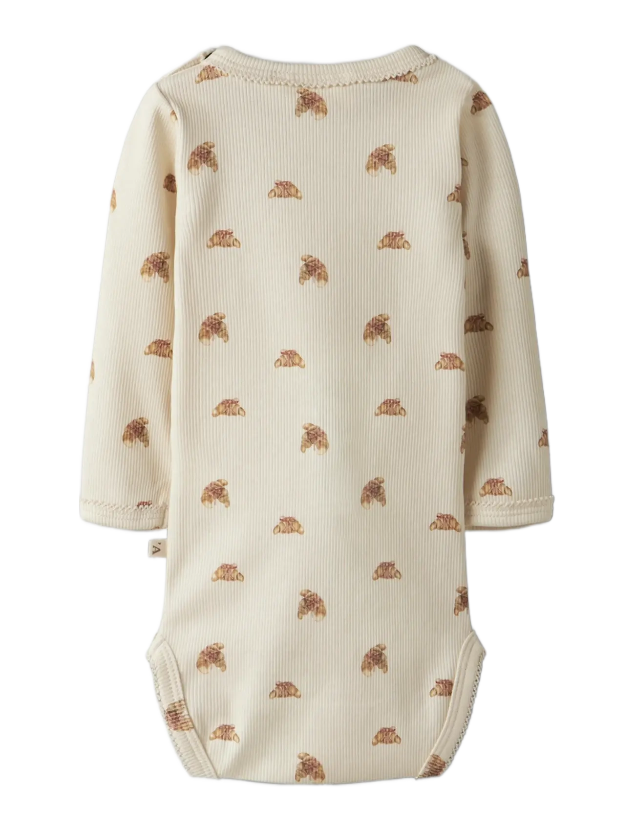 Lil'Atelier - NBFLAVO EGI LS SLIM BODY LIL - langärmelige bodys - turtledove - 1